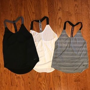 Nike Women DriFit Tank (ALL 3!)
